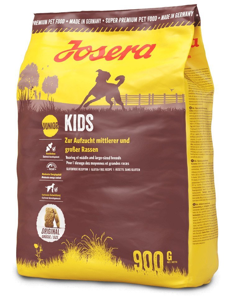 Josera Dog Kids noortele kutsikatele, 5x900 g hind ja info | Kuivtoit koertele | kaup24.ee