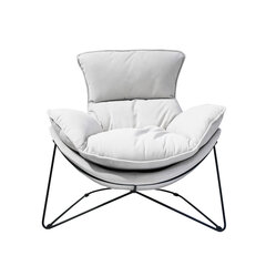Кресло ДИВА светло-серый цена и информация | Кресла в гостиную | kaup24.ee