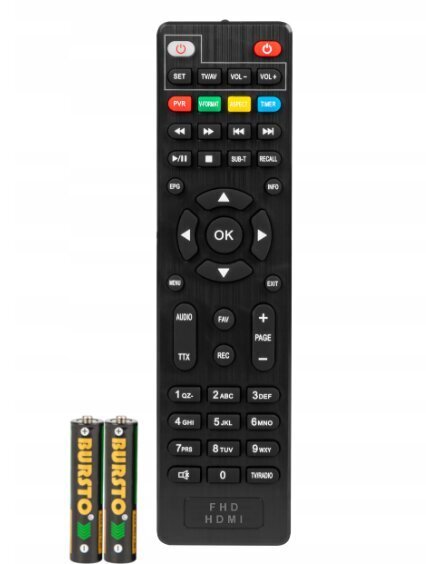 DVB-T2 Blow 4525FHD vastuvõtja ja Belsi alus kaugjuhtimispultide jaoks hind ja info | TV tüünerid | kaup24.ee