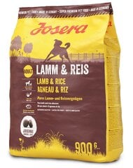 Josera lambaliha ja riisiga, 5 x 900 g hind ja info | Kuivtoit koertele | kaup24.ee