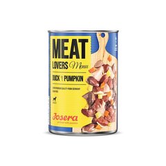 Josera Meatlovers Menu с уткой и тыквой, 6х400 г цена и информация | Консервы для собак | kaup24.ee