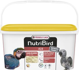 Puder papagoidele Versele Laga Nutribird A19, 3 kg hind ja info | Linnutoidud | kaup24.ee