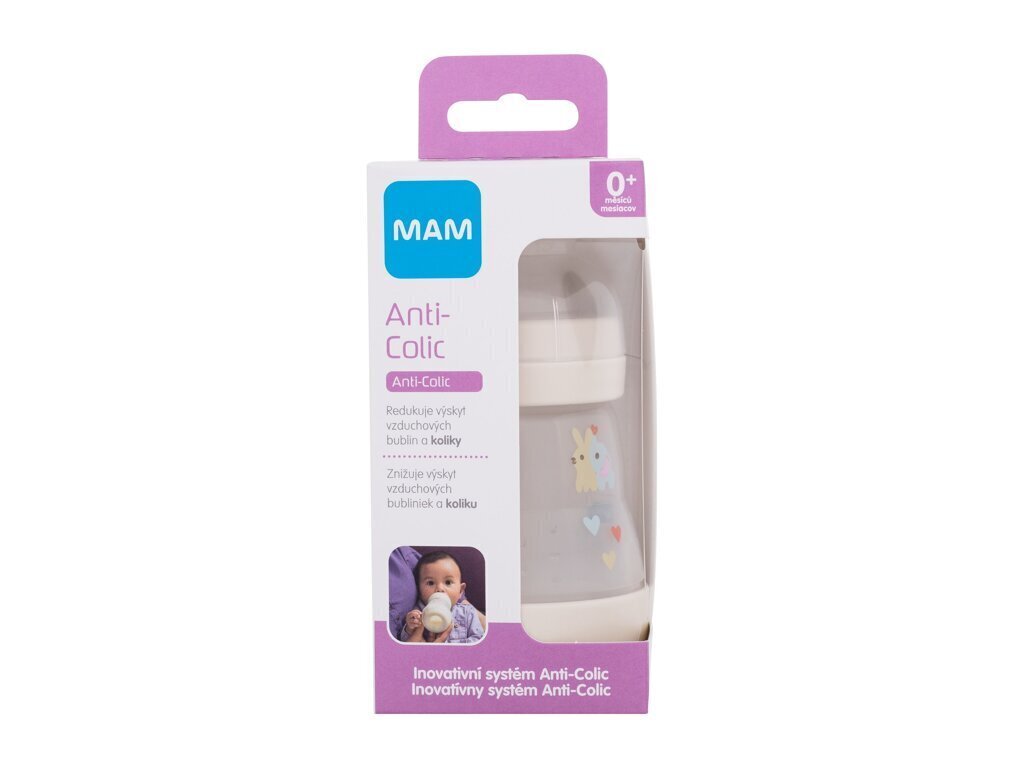 Lutipudel MAM Anti-Colic, 0 kuud+, 160 ml hind ja info | Lutipudelid ja aksessuaarid | kaup24.ee