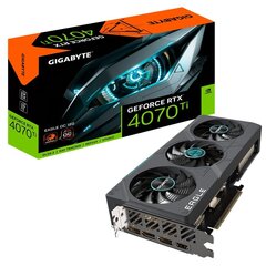 Graphics Card GIGABYTE NVIDIA GeForce RTX 4070 Ti 12 GB|GDDR6X|192 bit|PCIE 4.0 16x GPU 2625 MHz Dual Slot Fansink 1xHDMI 3xDisplayPort цена и информация | Видеокарты | kaup24.ee