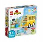 10988 Lego® Duplo bussisõidu klotside komplekt ja kassi plüüsist padi hind ja info | Klotsid ja konstruktorid | kaup24.ee