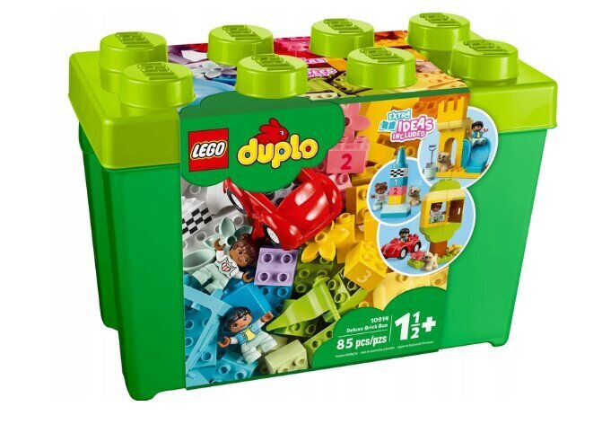 10914 Lego® Duplo Deluxe klotside karp ja plüüsist padjakass hind ja info | Klotsid ja konstruktorid | kaup24.ee