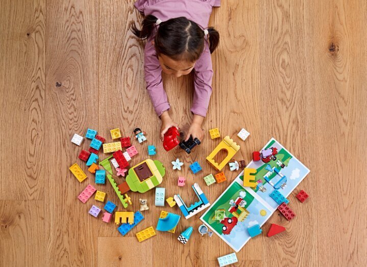 10914 Lego® Duplo Deluxe klotside karp ja plüüsist padjakass hind ja info | Klotsid ja konstruktorid | kaup24.ee