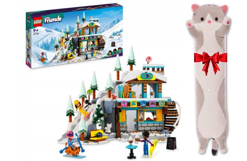 1756 Lego® Friendsi klotside komplekt ja pehme padi Cat цена и информация | Klotsid ja konstruktorid | kaup24.ee