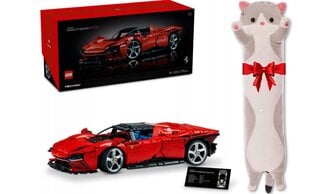 42143 Lego® Technic Ultimate Car Concept Ferrari ja pehme padjakass цена и информация | Конструкторы и кубики | kaup24.ee