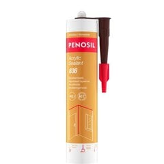 Akrüülhermeetik Acrylic Sealant 636 pruun 280ml hind ja info | Isolatsiooni- ja tihendus pakkematerjal | kaup24.ee