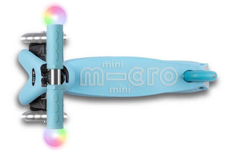 Laste tõukeratas Micro Mini2Grow Magic LED - sinine hind ja info | Tõukerattad | kaup24.ee