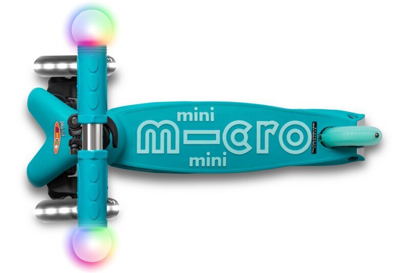 Laste tõukeratas Micro Mini Deluxe Magic, maagiline aqua hind ja info | Tõukerattad | kaup24.ee
