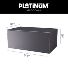 Защитный чехол для уличного обеденного стола  Platinum AeroCover 340x110xВ70 цена и информация | Подушки, наволочки, чехлы | kaup24.ee