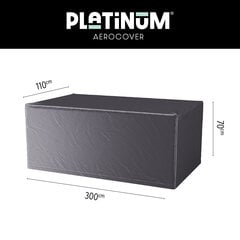 Защитный чехол для уличного обеденного стола Platinum AeroCover 300x110xВ70 цена и информация | Подушки, наволочки, чехлы | kaup24.ee