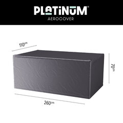 Защитный чехол для уличного обеденного стола Platinum AeroCover 260x110xВ70 цена и информация | Подушки, наволочки, чехлы | kaup24.ee