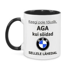 Keraamiline kruus “Keegi pole täiuslik .... BMW” hind ja info | Originaalsed tassid | kaup24.ee