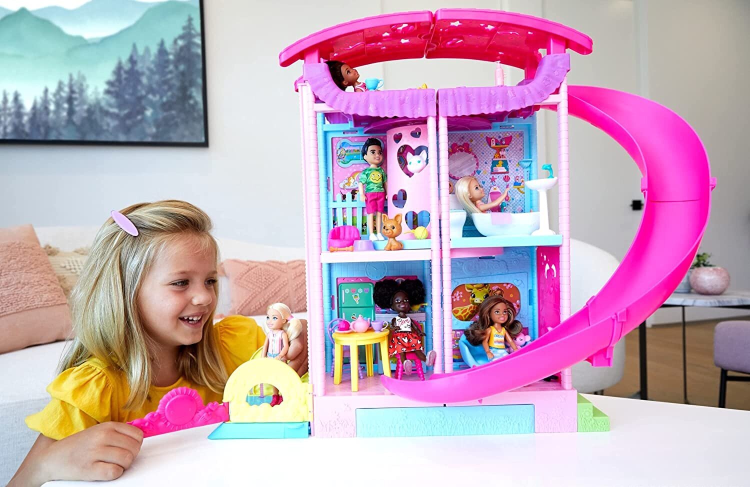 Nukumaja Barbie Chelsea 48 cm цена и информация | Tüdrukute mänguasjad | kaup24.ee