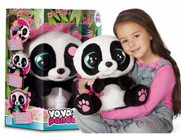 Pehme mänguasi Yoyo Panda Interactive 95199, 43,5 cm hind ja info | Imikute mänguasjad | kaup24.ee
