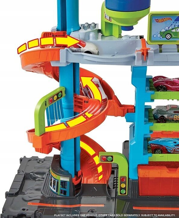 Hot Wheels City Mega Car Wash HDP05 hind ja info | Poiste mänguasjad | kaup24.ee