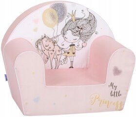 Laste tugitool Delsit Princess roosa hind ja info | Lastetoa kott-toolid, tugitoolid ja tumbad | kaup24.ee