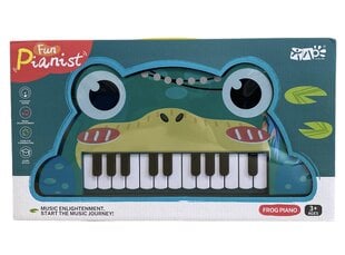 Детское пианино, 22 клавиш, Frog Piano цена и информация | Развивающие игрушки и игры | kaup24.ee