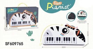 Laste klaver, 22 klahvi, Zebra Piano цена и информация | Развивающие игрушки | kaup24.ee