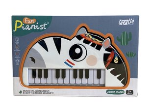 Laste klaver, 22 klahvi, Zebra Piano цена и информация | Развивающие игрушки | kaup24.ee