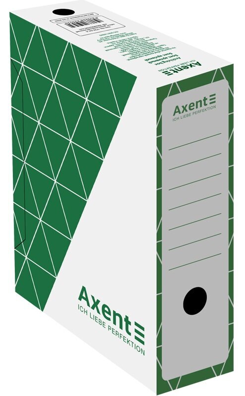 Arhiivikast Axent, A4, 350x255x100mm, roheline hind ja info | Kirjatarbed | kaup24.ee