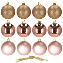 Jõulukuulide komplekt roosa hind ja info | Peokaunistused | kaup24.ee