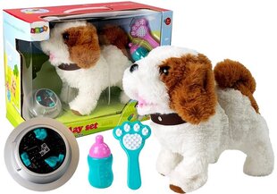 Interaktiivne koer koos heliga, valge ja pruun цена и информация | Игрушки для мальчиков | kaup24.ee