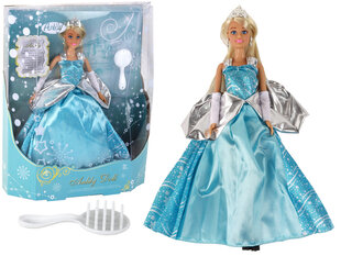 Кукла Anlily с длинными светлыми волосами и в голубом вечернем платье цена и информация | Игрушки для девочек | kaup24.ee