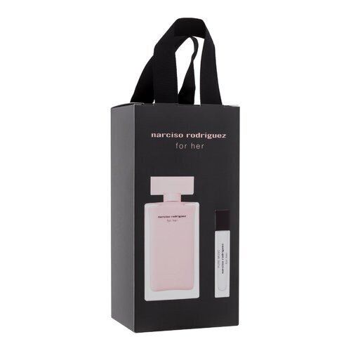 Komplekt Narciso Rodriguez for Her: Lõhnavesi EDP, 100 ml + 10 ml hind ja info | Naiste parfüümid | kaup24.ee