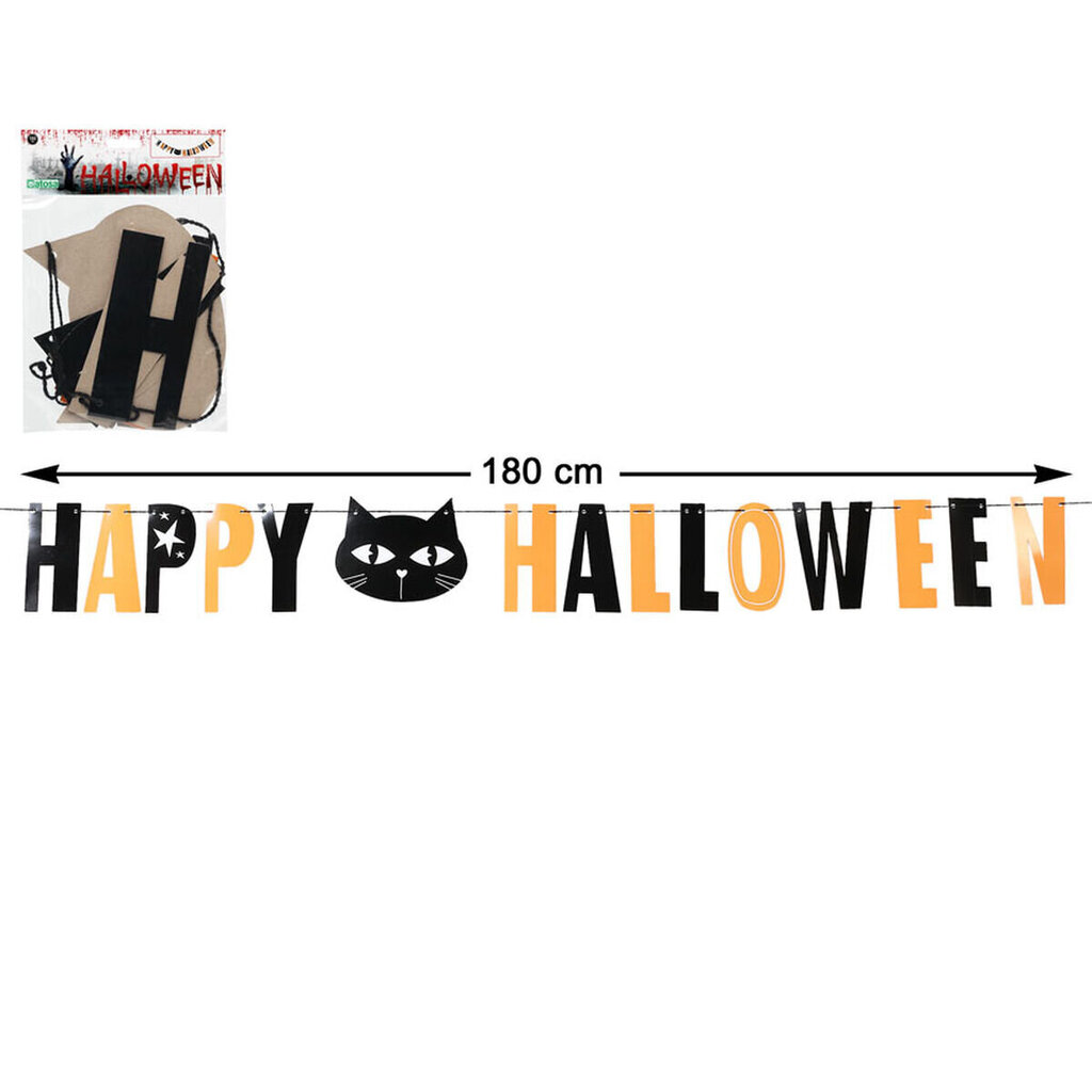 Halloweeni kaunistus vanik Happy Halloween hind ja info | Peokaunistused | kaup24.ee