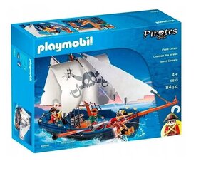 Playmobil® 5810 piraadilaev, 84 tk hind ja info | Klotsid ja konstruktorid | kaup24.ee