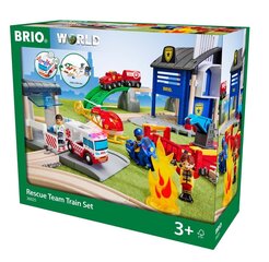 Brio Rescue Team Set Set 63602500 цена и информация | Конструкторы и кубики | kaup24.ee