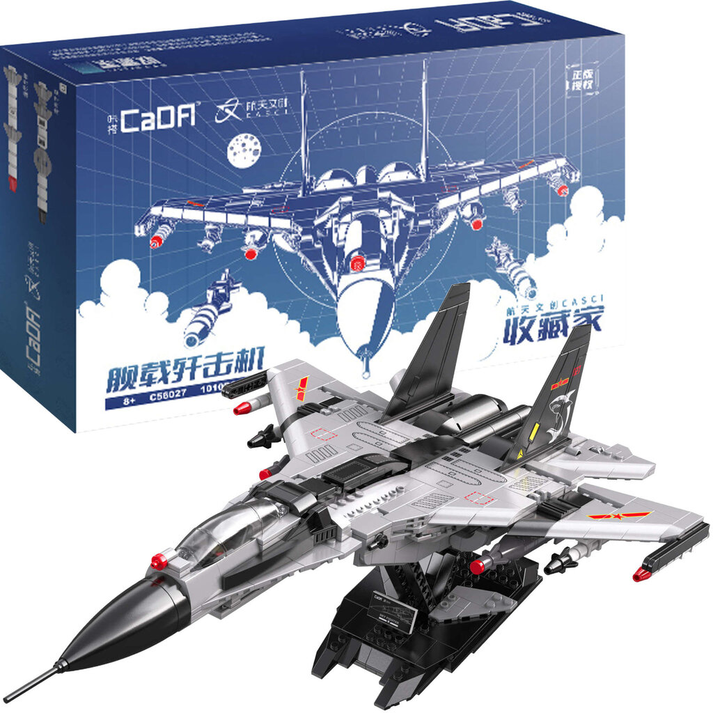 Klotsid CaDA Fighter Jet 48 cm 1010 el. цена и информация | Klotsid ja konstruktorid | kaup24.ee