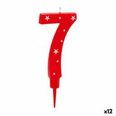 Вуаль День рождения Номера 7 (12 штук) цена и информация | Гудки для вечеринки Clown Face (4шт.) | kaup24.ee