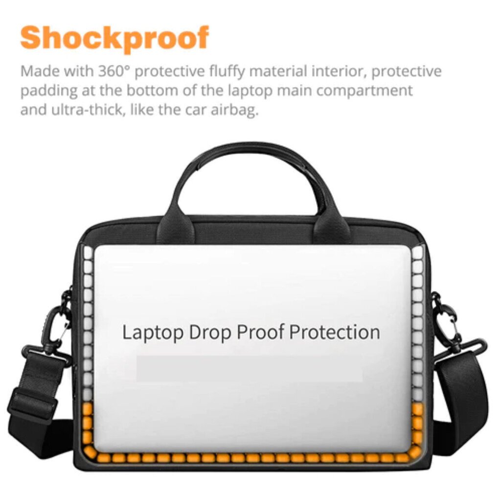 WiWU Alpha Laptop Bag for up to 16" Laptop, waterproof, black hind ja info | Arvutikotid | kaup24.ee