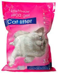 Силиконовый наполнитель для кошачьих туалетов Kitty Meeuw 3,8 л / 1,63 кг цена и информация | Наполнители для кошачьих туалетов | kaup24.ee
