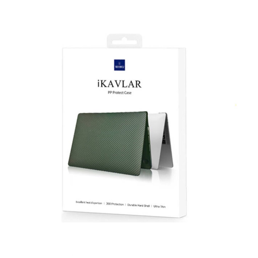 WiWU iKavlar for MacBook 13.6 Air 2022 Dark Green цена и информация | Arvutikotid | kaup24.ee