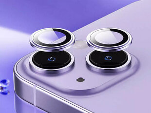 Защитное стекло WiWU Lens Guard Easy Install для iPhone 14/14Plus Purple цена и информация | Защитные пленки для телефонов | kaup24.ee