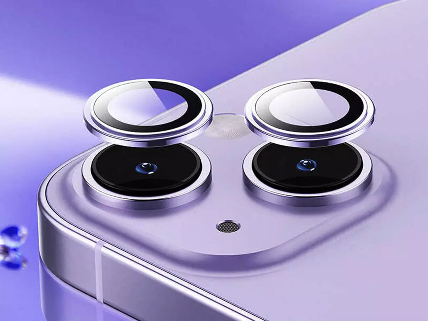 WiWU Lens Guard Easy Install iPhone 14/14Plus Purple цена и информация | Ekraani kaitsekiled | kaup24.ee