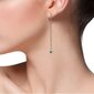Hõbe kett-kõrvarõngad hõbepärliga naistele I.L.U.S цена и информация | Kõrvarõngad | kaup24.ee