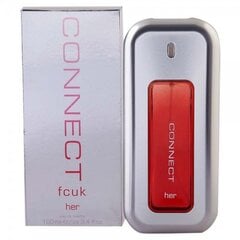 Tualettvesi Fcuk Connect EDT naistele, 100 ml hind ja info | Naiste parfüümid | kaup24.ee