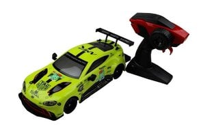 Kaugjuhtimispuldiga Aston Martin Vantage GTE, kollane hind ja info | Poiste mänguasjad | kaup24.ee