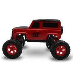Kaugjuhtimispuldiga auto Big Foot, punane hind ja info | Poiste mänguasjad | kaup24.ee