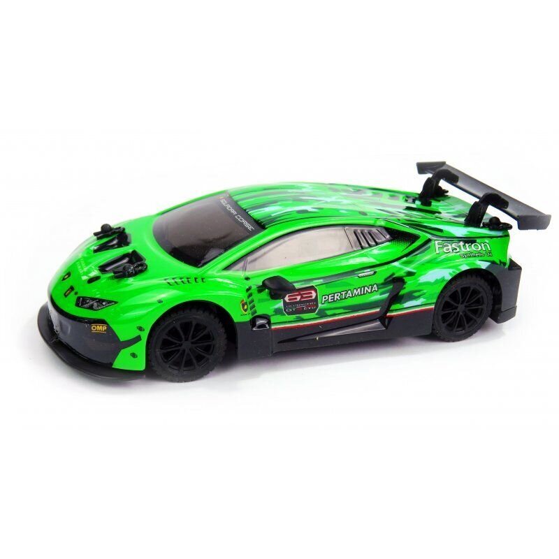 Rc auto Lamborghini Huracán gt3, roheline hind ja info | Poiste mänguasjad | kaup24.ee