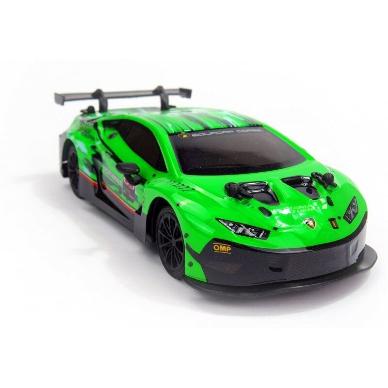 Rc auto Lamborghini Huracán gt3, roheline hind ja info | Poiste mänguasjad | kaup24.ee