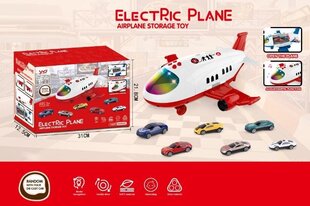 Transporteri lennukid autodega - punane цена и информация | Игрушки для мальчиков | kaup24.ee