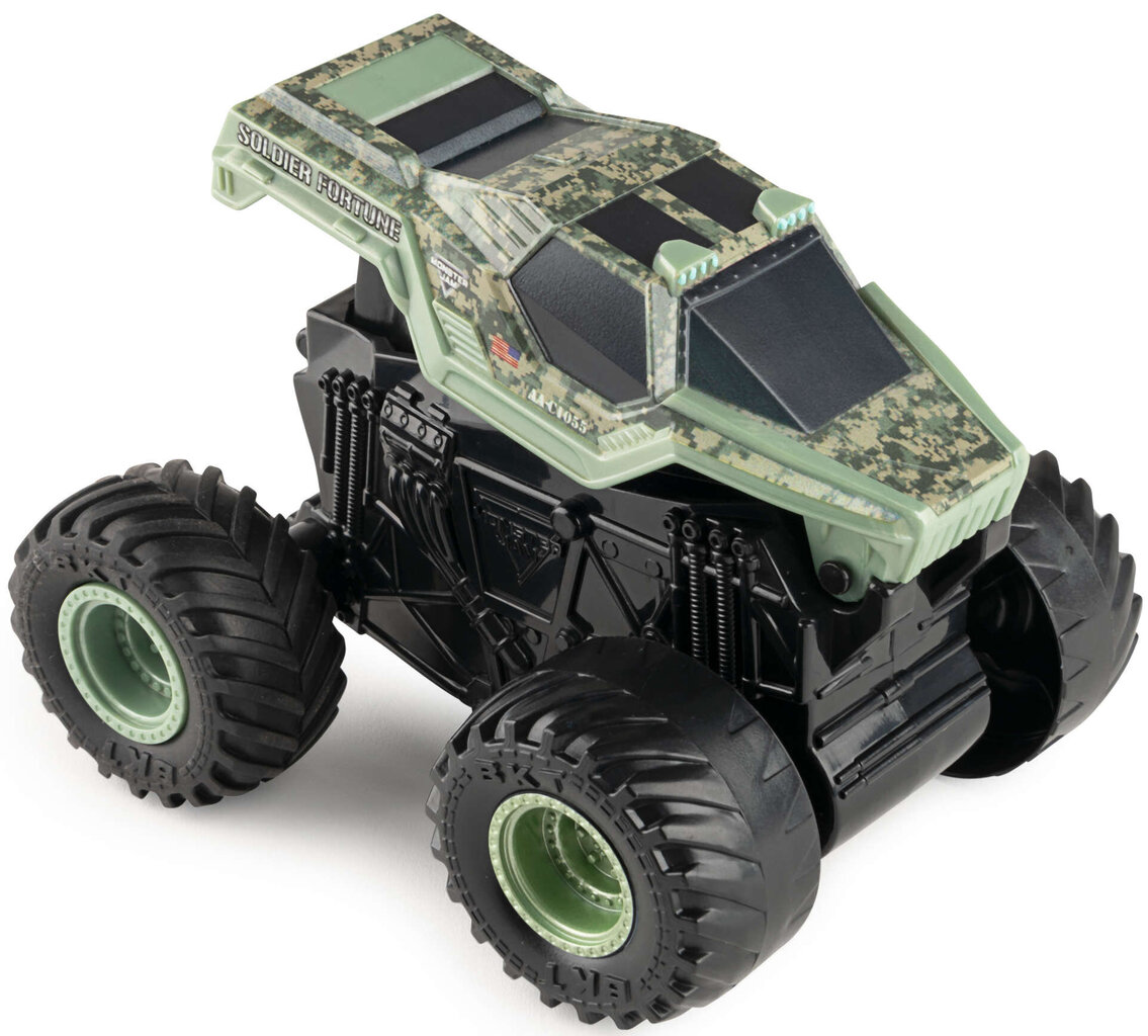 Soldier Fortune click & flip veoauto Monster Jam 1:43 hind ja info | Poiste mänguasjad | kaup24.ee